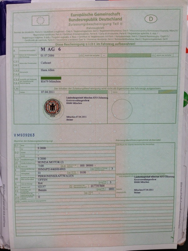 German rego large