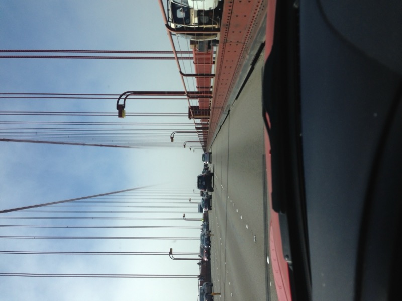 Over the Golden Gate Bridge