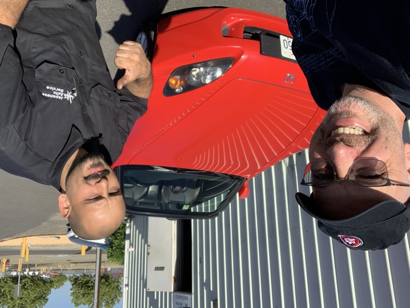 Selfie with my Honda master tech.